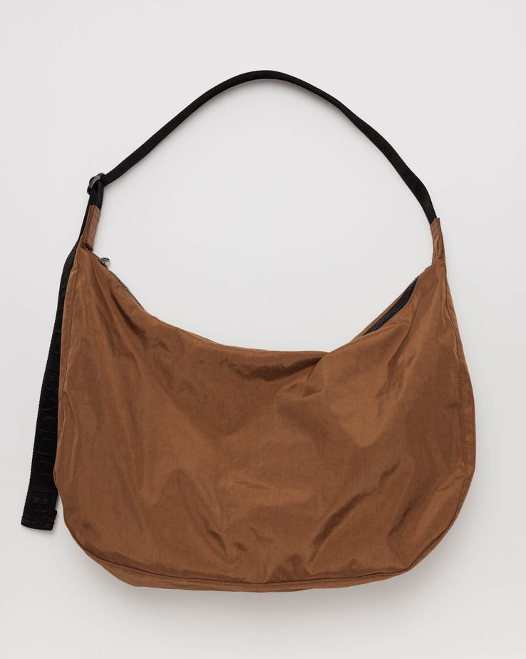 Baggu-Large Nylon Crescent Bag-Bags & Wallets-Brown-Much and Little Boutique-Vancouver-Canada