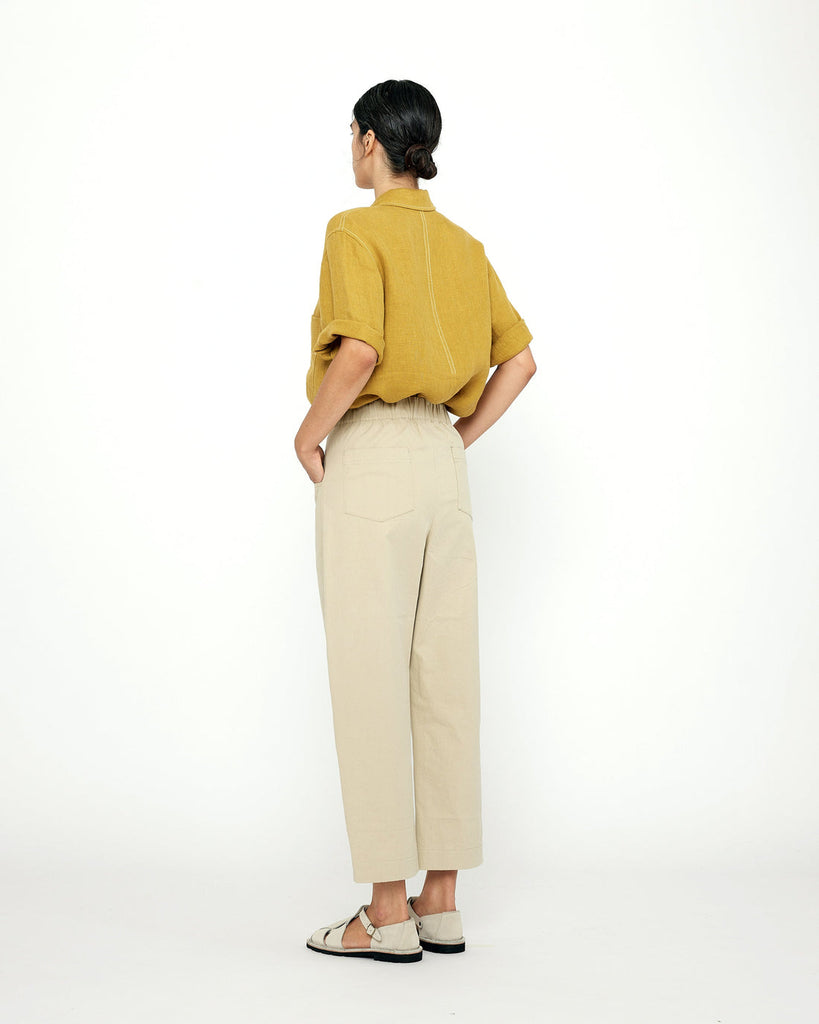 7115 by Szeki-Signature Curved Leg Trouser-Bottoms-Much and Little Boutique-Vancouver-Canada