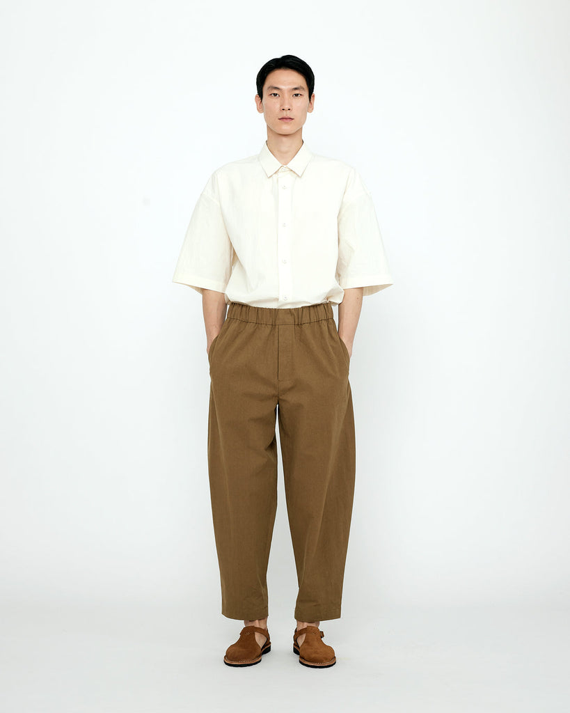 7115 by Szeki-Signature Elastic Pull-Up Trouser-Bottoms-Much and Little Boutique-Vancouver-Canada