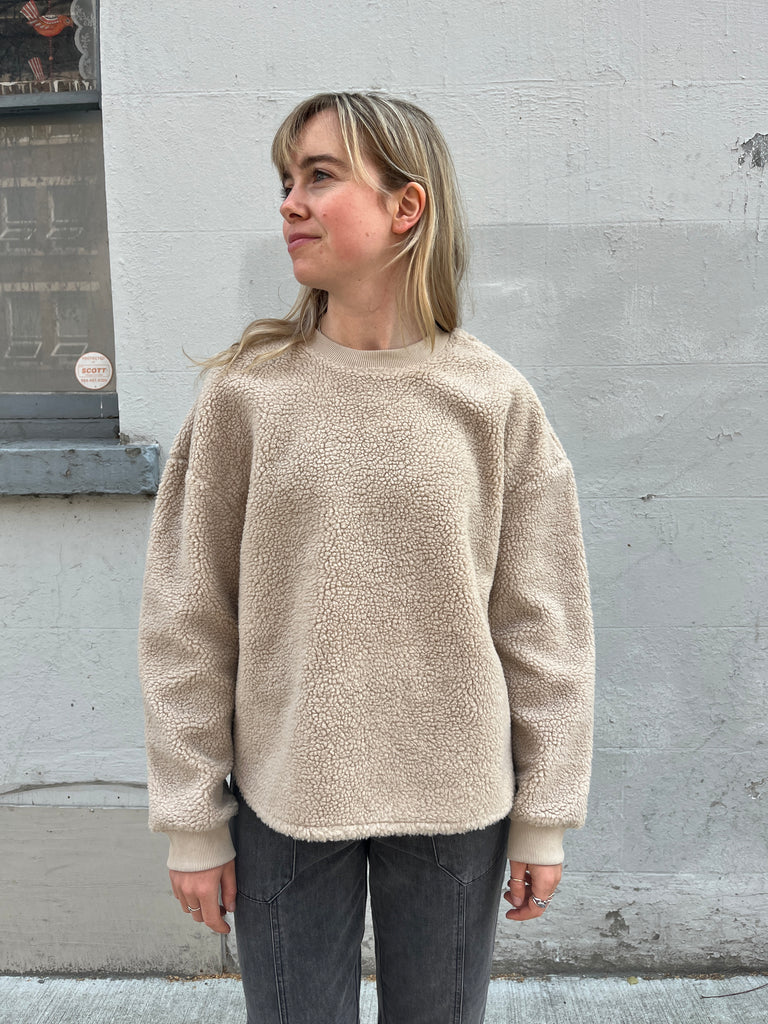 7115 by Szeki-Chunky Keepsake Jumper-Casual Tops-Beige-XSmall-Much and Little Boutique-Vancouver-Canada