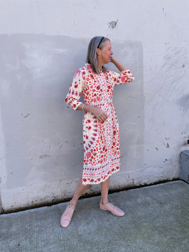 MKT-Rimini Paisley Dress-Dresses-women's-Much and Little Boutique-Vancouver-Canada