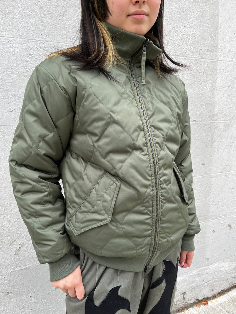Taion-Military Reversible High Neck Down Jacket-Outerwear-Much and Little Boutique-Vancouver-Canada