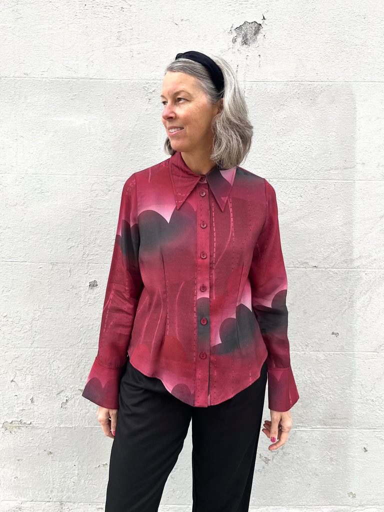 Untitled in Motion-Profonda Print Gildas Top-Shirts & Blouses-Much and Little Boutique-Vancouver-Canada