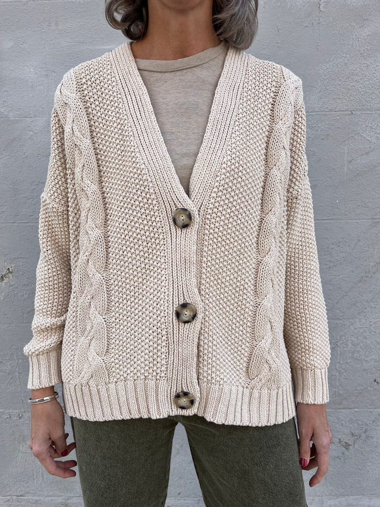 Milo & Dexter-Tweed Cardigan-Knitwear-Much and Little Boutique-Vancouver-Canada