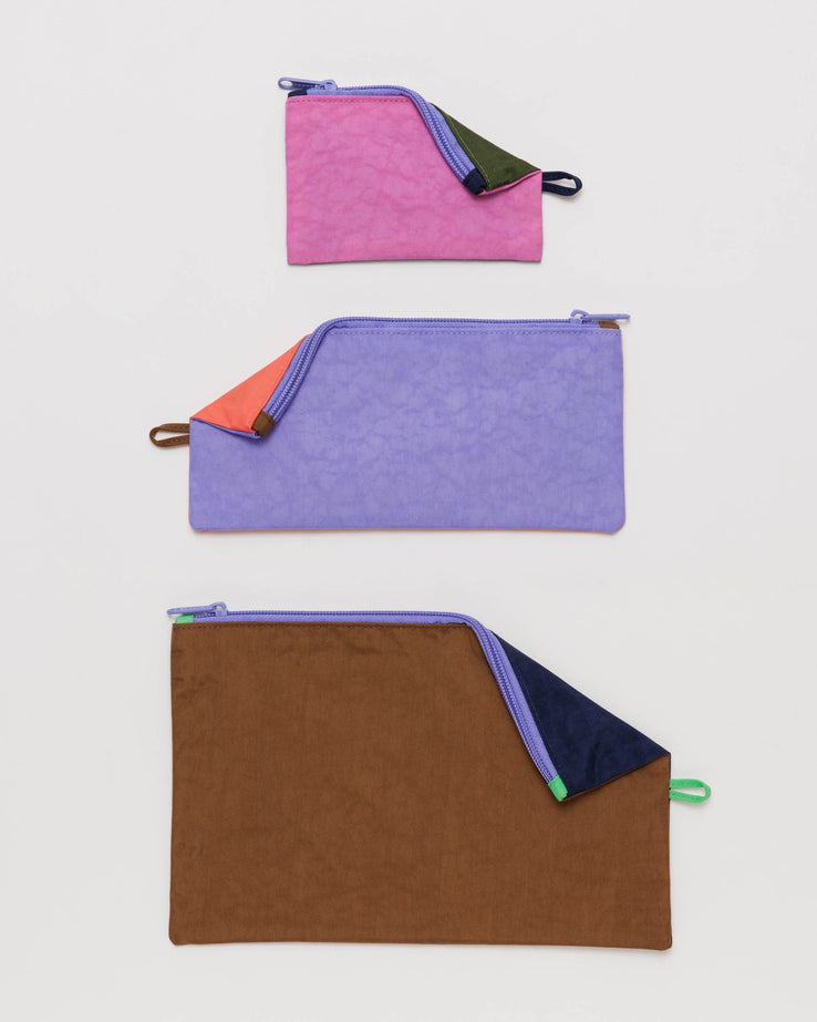 Baggu-Flat Pouch Set-Bags & Wallets-Night Lights-O/S-Much and Little Boutique-Vancouver-Canada
