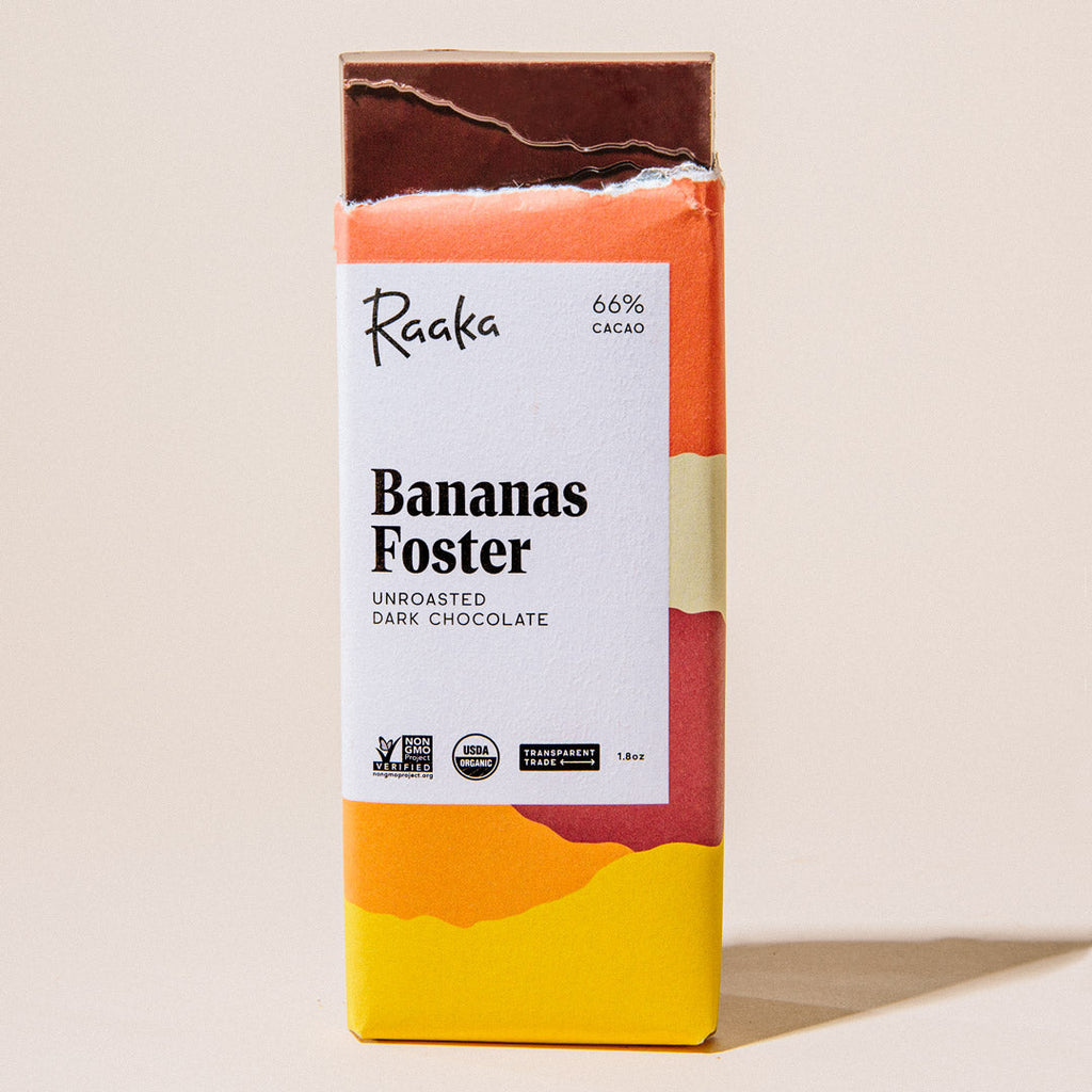 Raaka Chocolate-Artisan Chocolate-Pantry-Bananas Foster-1.8oz-Much and Little Boutique-Vancouver-Canada