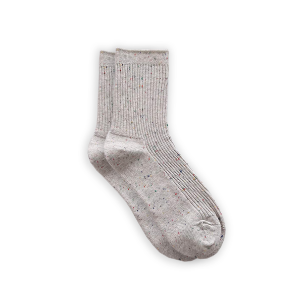 XS Unified-Ribbed Confetti Socks-Socks-Birch-Much and Little Boutique-Vancouver-Canada