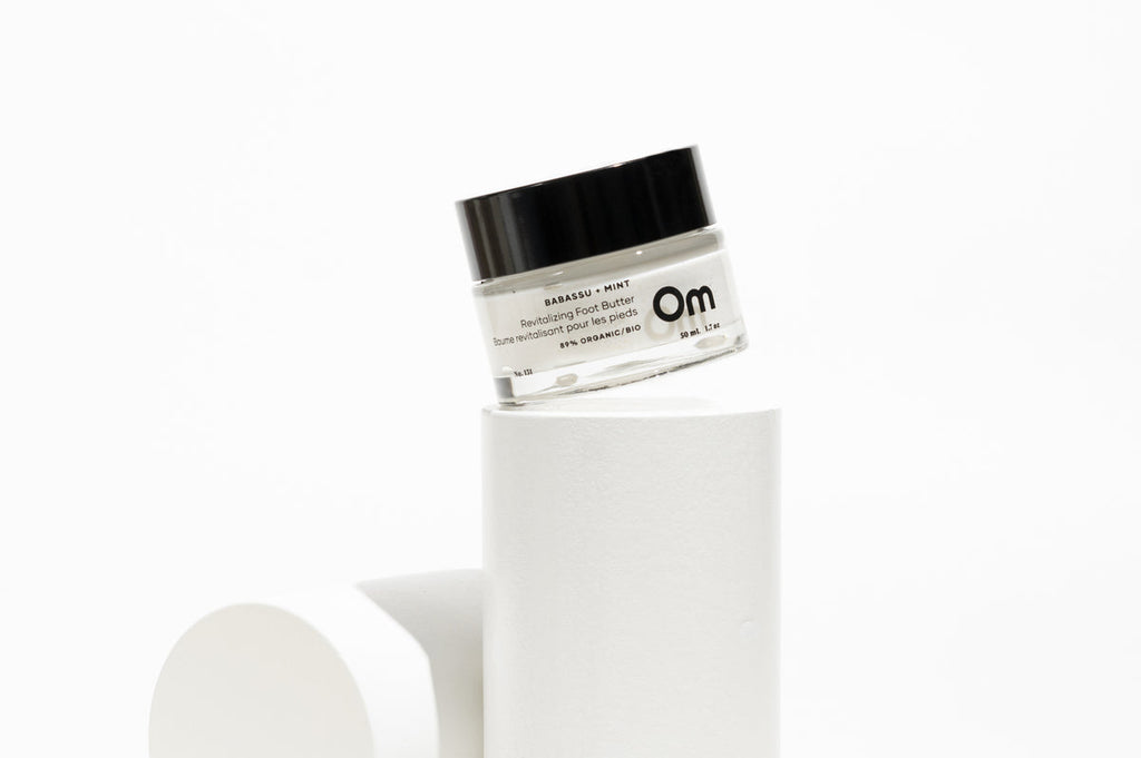 Om Organics-Babassu & Mint Revitalizing Foot Butter-Body Care-Much and Little Boutique-Vancouver-Canada