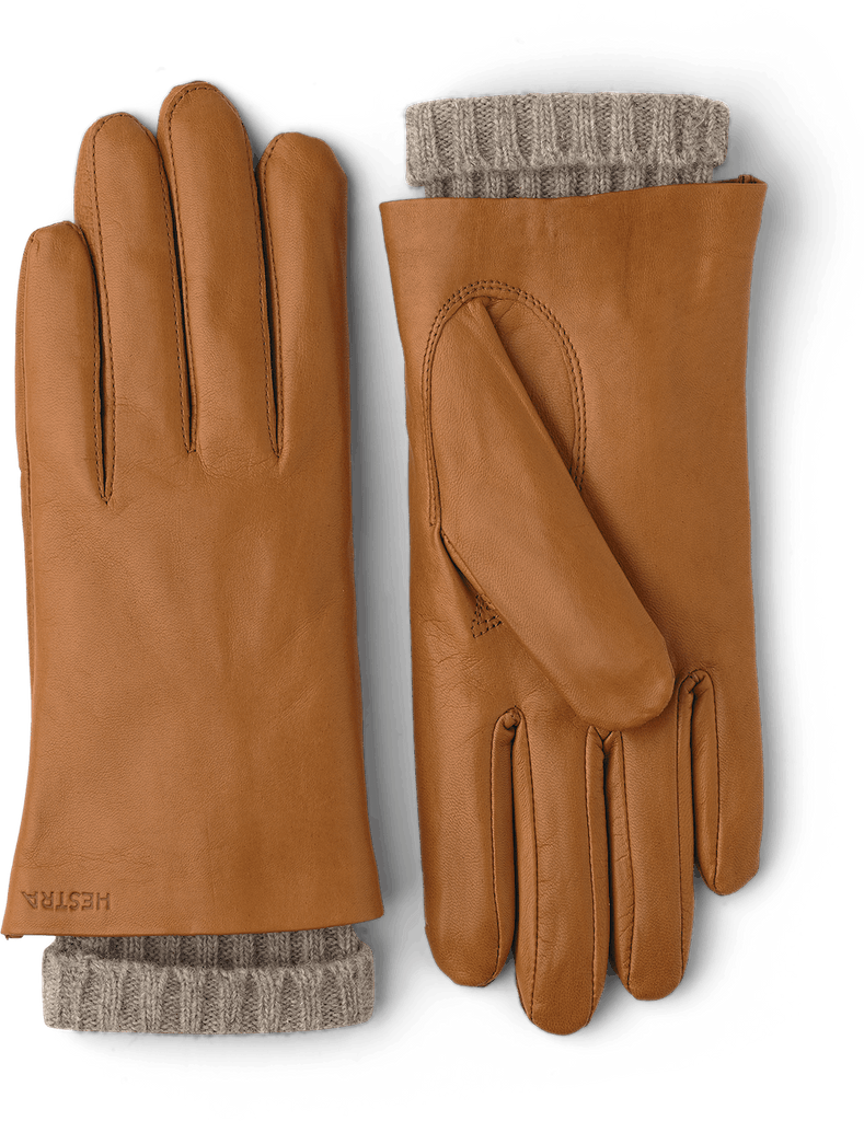 Hestra-Megan Leather Gloves-Hats & Scarves-Cork-6-Much and Little Boutique-Vancouver-Canada