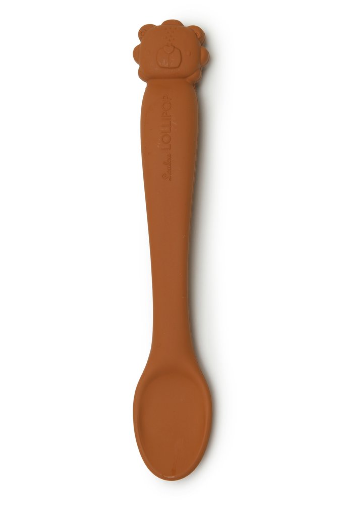 Loulou Lollipop-Feeding Spoon-Mealtime-Lion-Much and Little Boutique-Vancouver-Canada