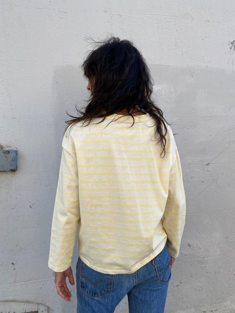 Des Petits Hauts-Ginto Striped Long Sleeve-Casual Tops-Much and Little Boutique-Vancouver-Canada