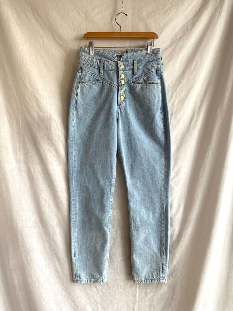 La Petite Francaise-Perserverant Jeans-Bottoms-Bleach-34/XSmall-Much and Little Boutique-Vancouver-Canada