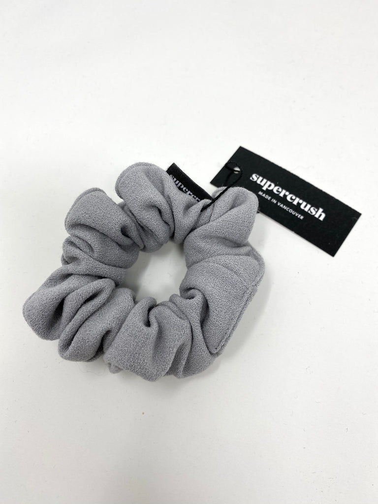 Supercrush-Skinny Scrunchie-Hair Accessories-Grey-O/S-Much and Little Boutique-Vancouver-Canada