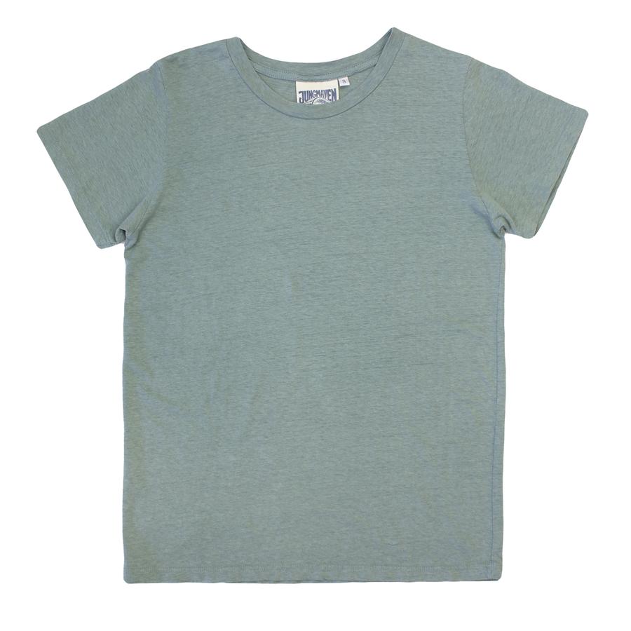Jungmaven-Lorel Tee-Casual Tops-Clay Green-XSMALL-Much and Little Boutique-Vancouver-Canada