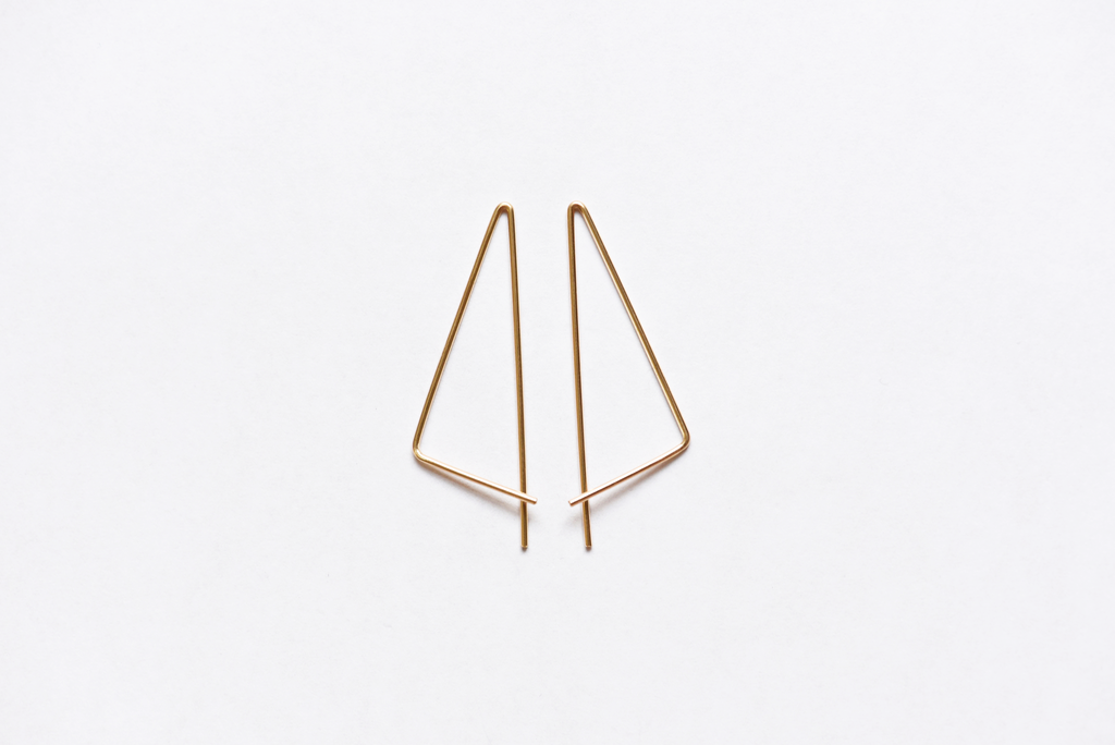 8.6.4 Design-Threader Earrings M-14 in Gold-Jewelry-Much and Little Boutique-Vancouver-Canada