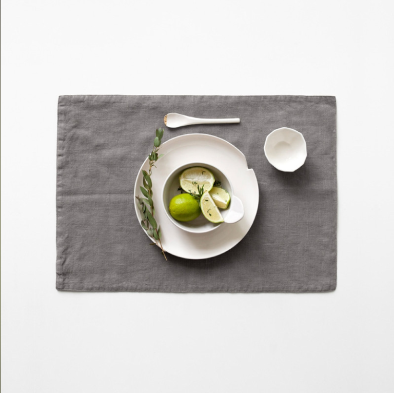 Linen Tales-Placemat Pair-Kitchenware-Ash-Much and Little Boutique-Vancouver-Canada