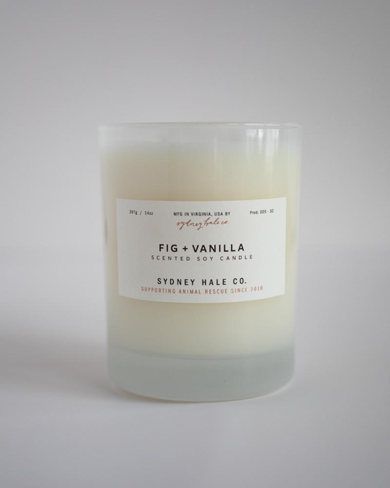 Sydney Hale-Fig & Vanilla Soy Candle-Candles & Home Fragrance-Much and Little Boutique-Vancouver-Canada