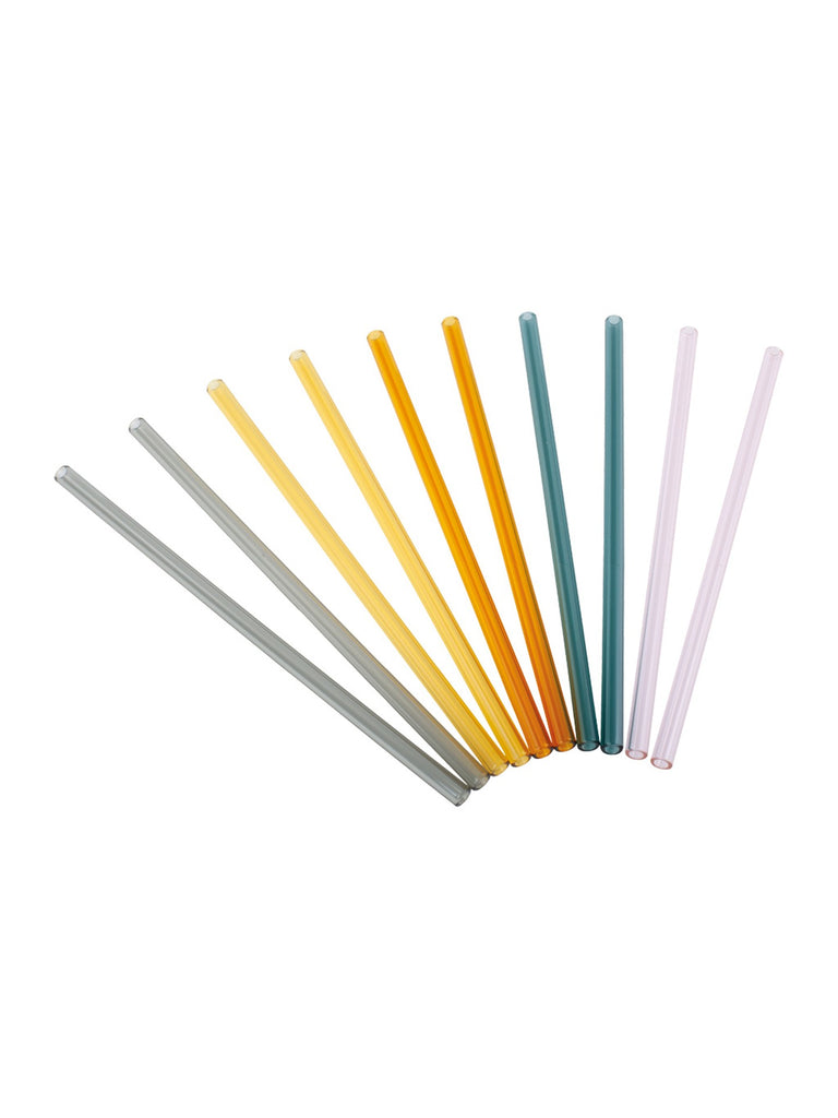 Redecker-Glass Straw-Kitchenware-Orange-21cm-Much and Little Boutique-Vancouver-Canada