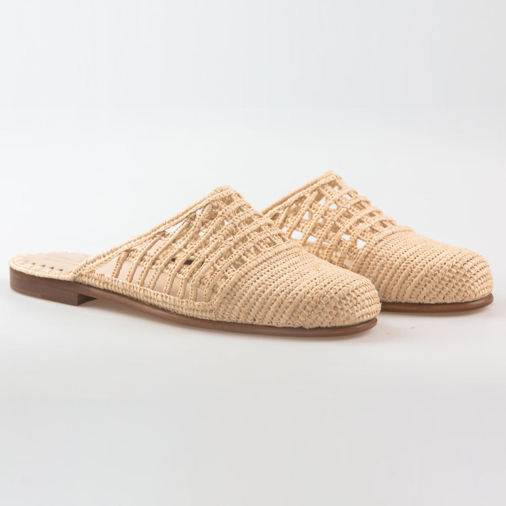Socco Designs-Agadir Raffia Mule-Footwear-Much and Little Boutique-Vancouver-Canada