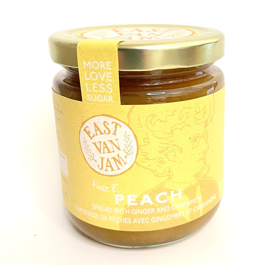East Van Jam-Locally Made Jam-Pantry-Fuzz E Peach-250ml-Much and Little Boutique-Vancouver-Canada