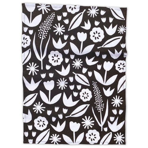 Badger & Burke-Tea Towel-Kitchenware-B&W June Floral-O/S-Much and Little Boutique-Vancouver-Canada