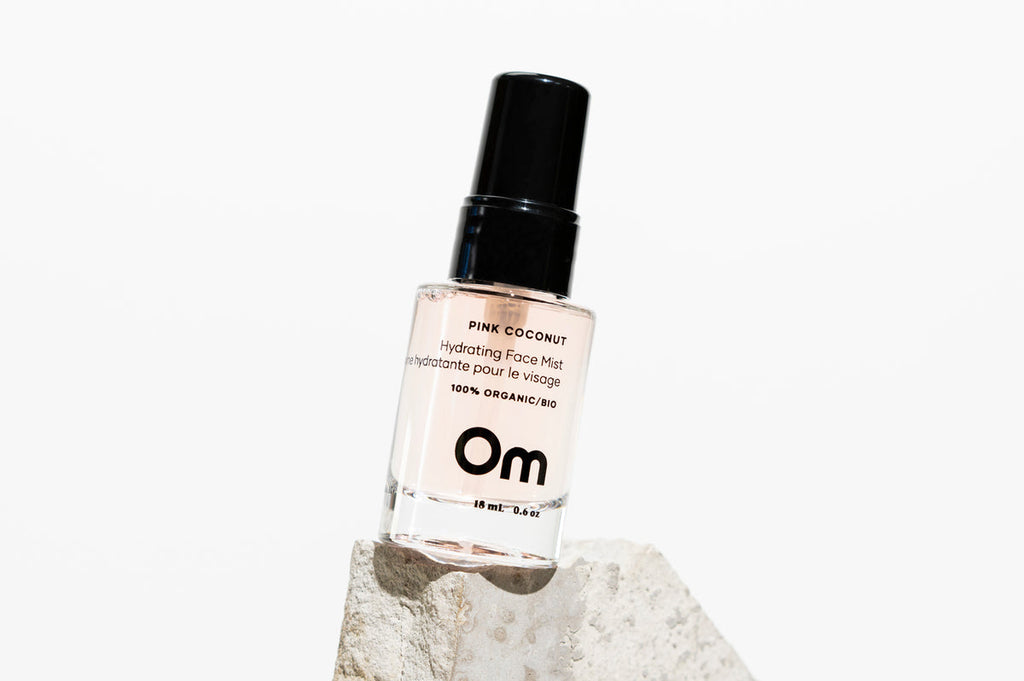 Om Organics-Mini Pink Coconut Hydrating Face Mist-Skincare-Much and Little Boutique-Vancouver-Canada