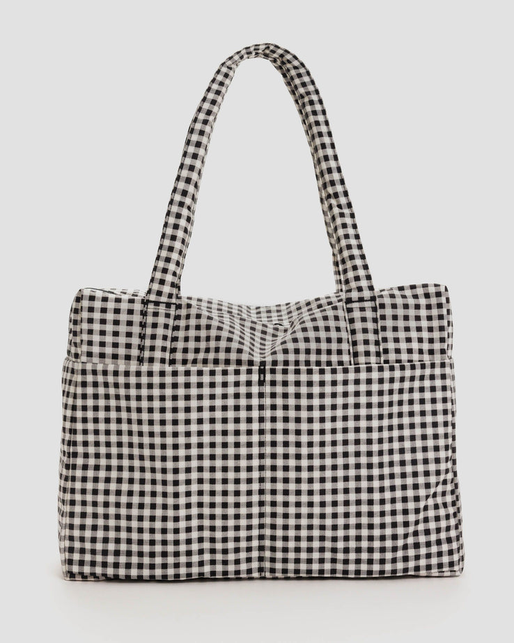 Baggu-Cloud Carry On Bag-Bags & Wallets-B&W Gingham-Much and Little Boutique-Vancouver-Canada
