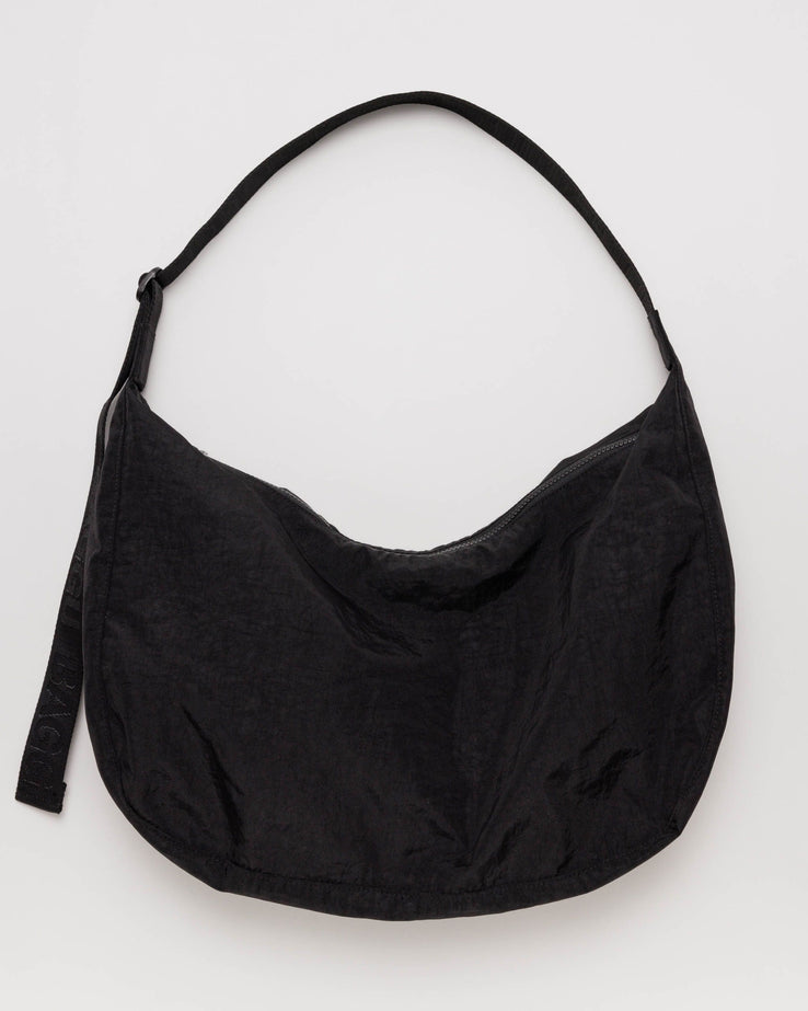 Baggu-Large Nylon Crescent Bag-Bags & Wallets-Black-Much and Little Boutique-Vancouver-Canada