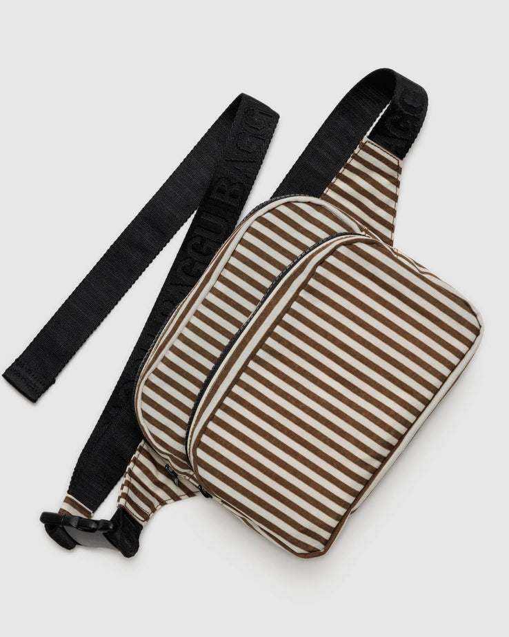 Baggu-Fanny Pack Crossbody-Bags & Wallets-Brown Stripe-O/S-Much and Little Boutique-Vancouver-Canada