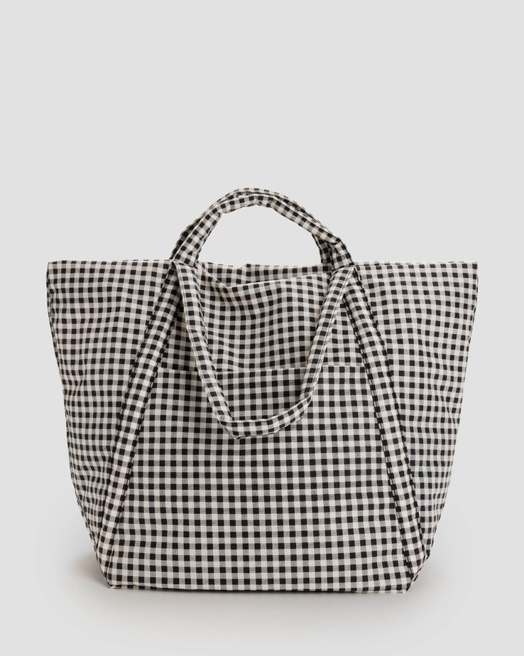Baggu-Large Travel Cloud Bag-Bags & Wallets-B&W Gingham-Much and Little Boutique-Vancouver-Canada