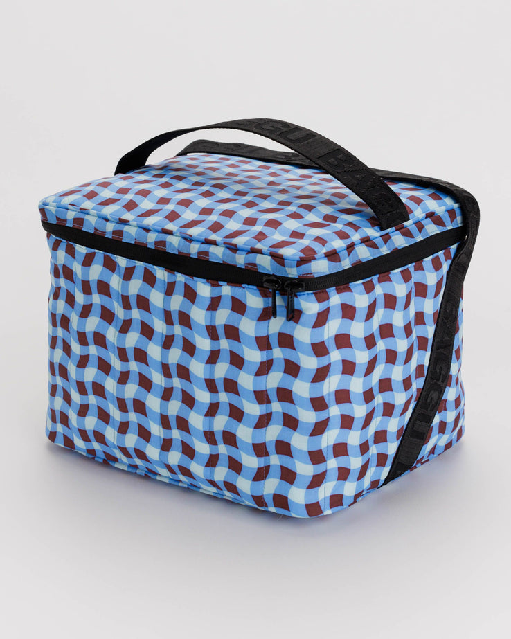 Baggu-Puffy Cooler Bag-Bags & Wallets-Wavy Gingham Blue-Much and Little Boutique-Vancouver-Canada