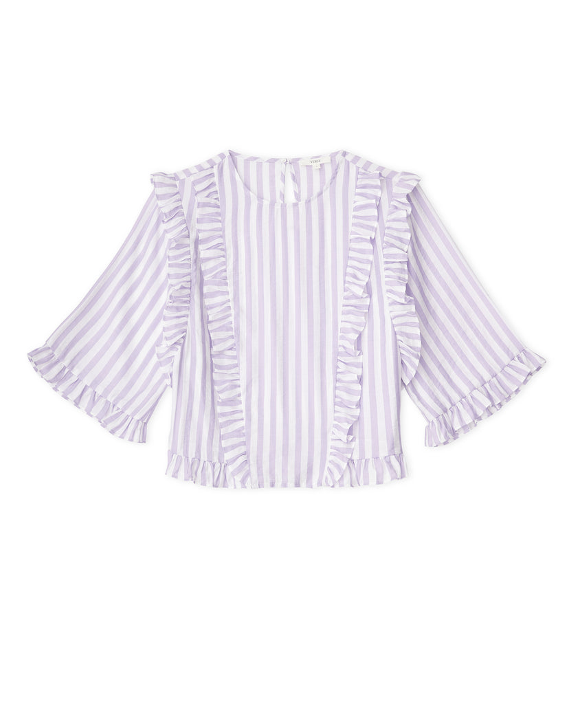 Yerse-Ruffle Blouse-Shirts & Blouses-Much and Little Boutique-Vancouver-Canada