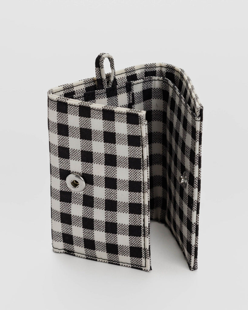 Baggu-Nylon Wallet-Bags & Wallets-B&W Gingham-Much and Little Boutique-Vancouver-Canada