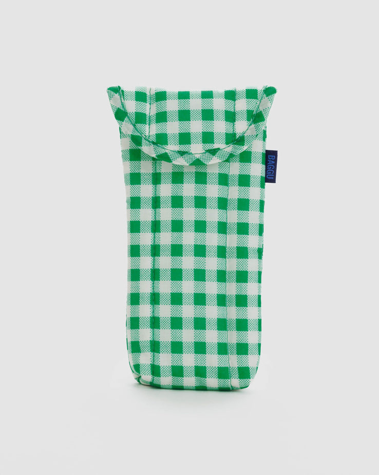Baggu-Puffy Glasses Sleeve-Sunglasses-Green Gingham-Much and Little Boutique-Vancouver-Canada