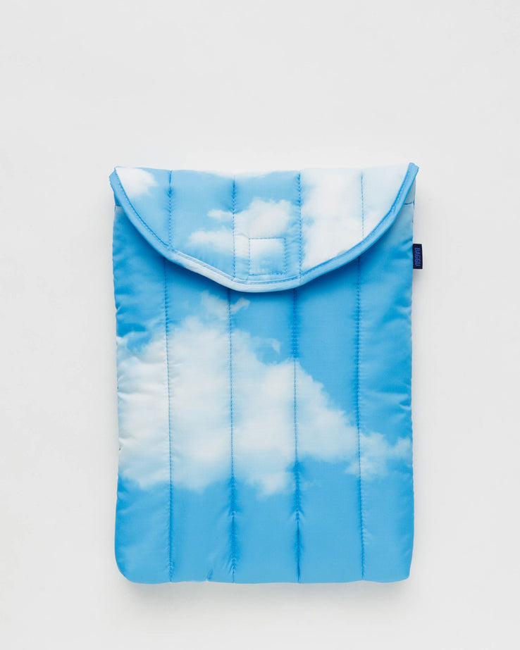 Baggu-Puffy Laptop Sleeve - 13"/14"-Bags & Wallets-Clouds-Much and Little Boutique-Vancouver-Canada