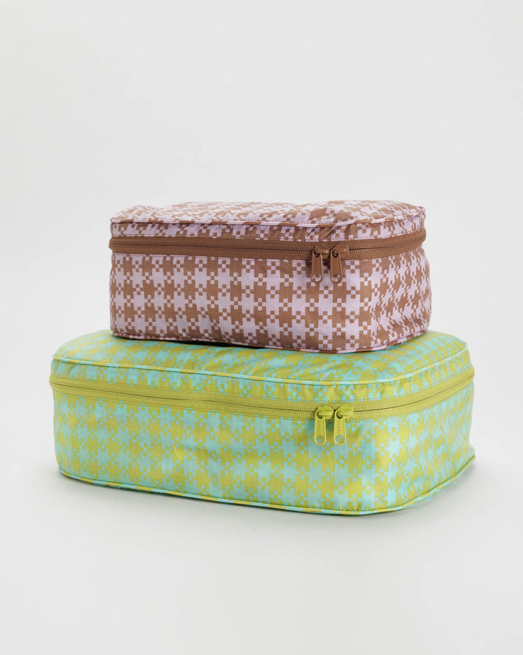 Baggu-Packing Cube Set-Bags & Wallets-Pixel Gingham-Much and Little Boutique-Vancouver-Canada