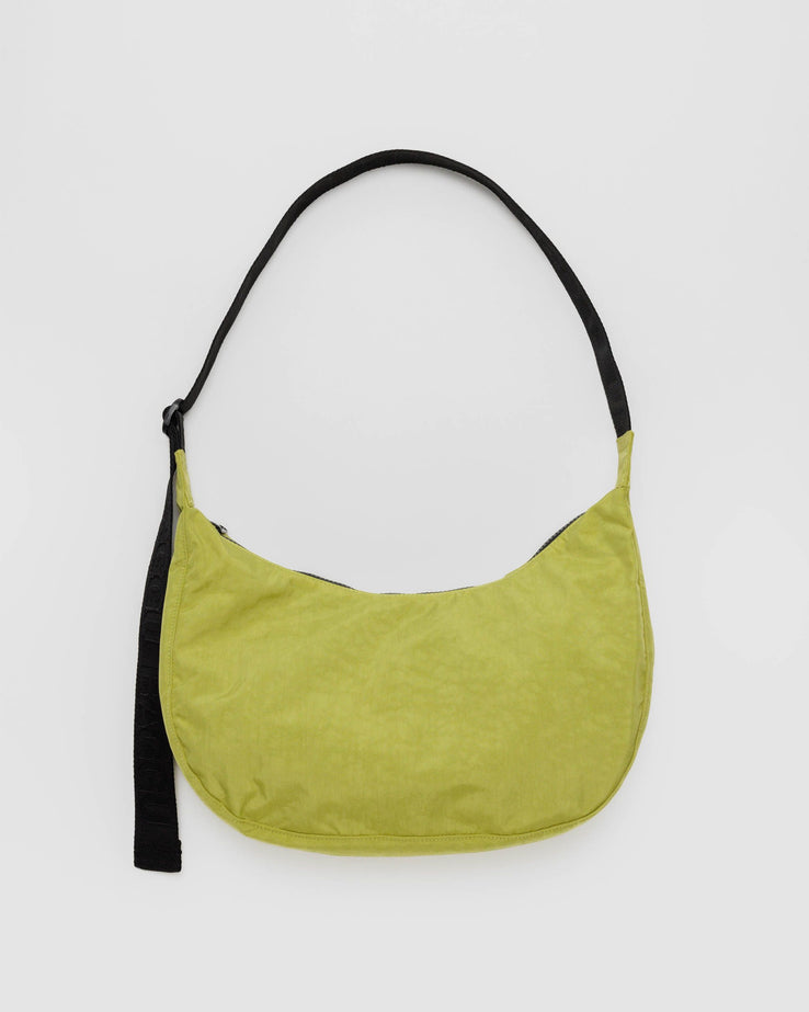 Baggu-Medium Nylon Crescent Bag-Bags & Wallets-Lemongrass-OS-Much and Little Boutique-Vancouver-Canada