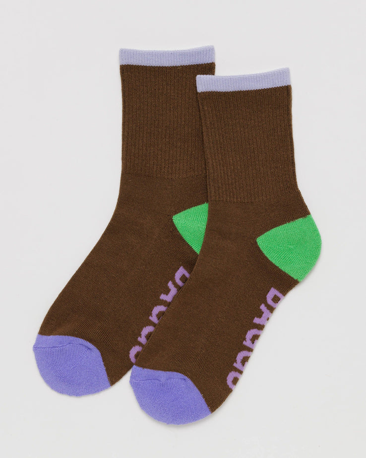 Baggu-Ribbed Socks-Socks-Tamarind-Much and Little Boutique-Vancouver-Canada