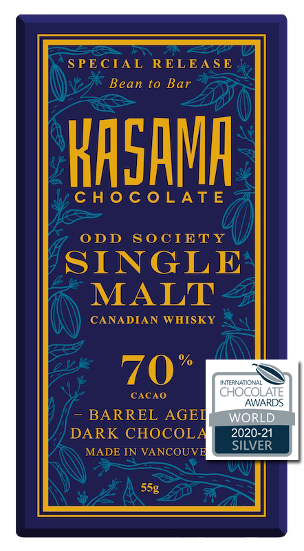 Kasama Chocolate-Single Malt Chocolate Bar-Pantry-Much and Little Boutique-Vancouver-Canada
