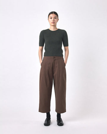 7115 by Szeki-Signature Pleated Trouser - Fall Edition-Bottoms-Much and Little Boutique-Vancouver-Canada