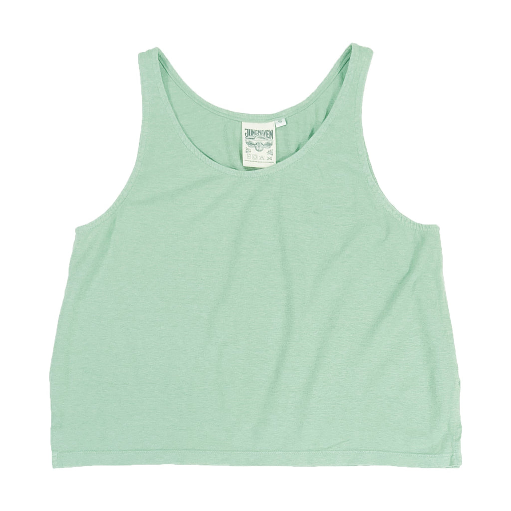 Jungmaven-Cropped Tank-Casual Tops-Sage Green-Small-Much and Little Boutique-Vancouver-Canada