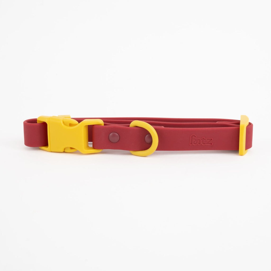 Approved by Fritz-Dog Collar-Pets-Burgundy/Sun-Small-Much and Little Boutique-Vancouver-Canada