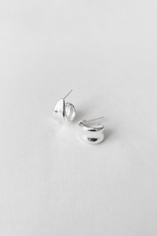 Kara Yoo-Frankie Earrings - Silver-Jewelry-Much and Little Boutique-Vancouver-Canada