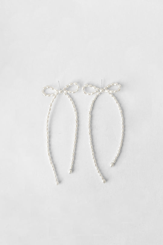 Kara Yoo-Margot Earrings - Rice Pearl-Jewelry-Much and Little Boutique-Vancouver-Canada