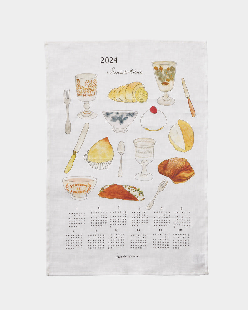 Fog Linen-2024 Linen Calendar-Agendas & Calendars-Sweet Time-Much and Little Boutique-Vancouver-Canada