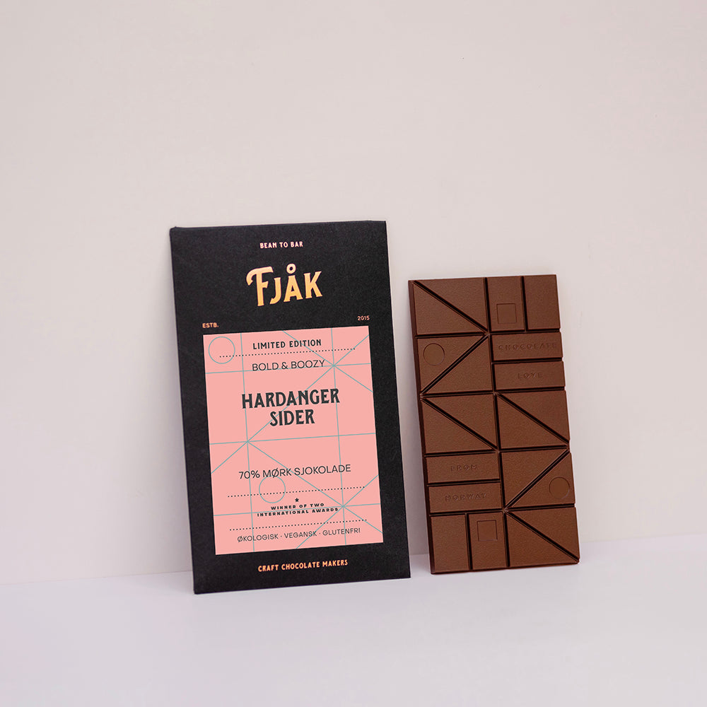 Fjåk Chocolate-Fjak Chocolate Bar-Pantry-Dark Tanzania & Cider-Much and Little Boutique-Vancouver-Canada