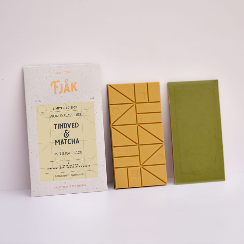 Fjåk Chocolate-Fjak Chocolate Bar-Pantry-Sea Buckthorn & Matcha-Much and Little Boutique-Vancouver-Canada