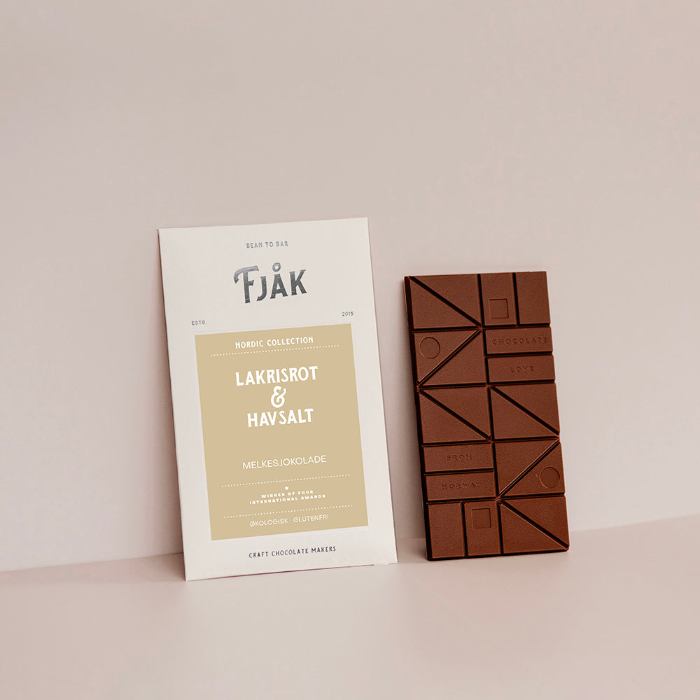 Fjåk Chocolate-Fjak Chocolate Bar-Pantry-Milk & Licorice-Much and Little Boutique-Vancouver-Canada
