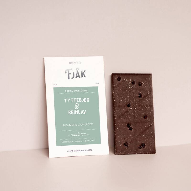 Fjåk Chocolate-Fjak Chocolate Bar-Pantry-Lingonberry & Reindeer Moss-Much and Little Boutique-Vancouver-Canada