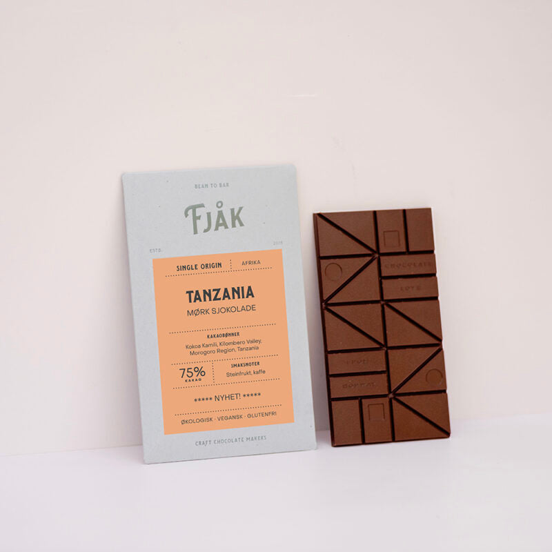 Fjåk Chocolate-Fjak Chocolate Bar-Pantry-Tanzania 75%-Much and Little Boutique-Vancouver-Canada